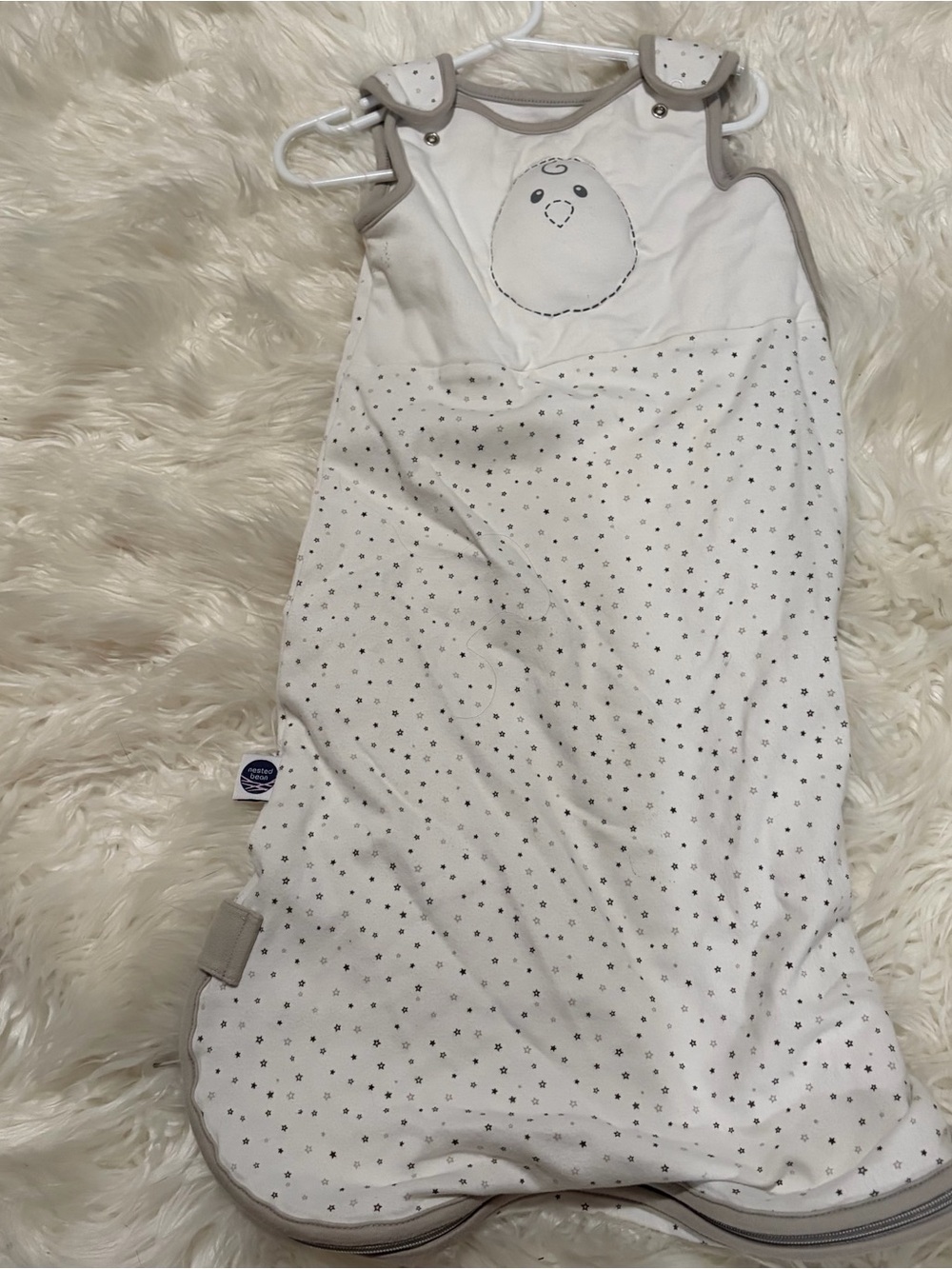 Nested bean baby sleep sack size M(6-15M)